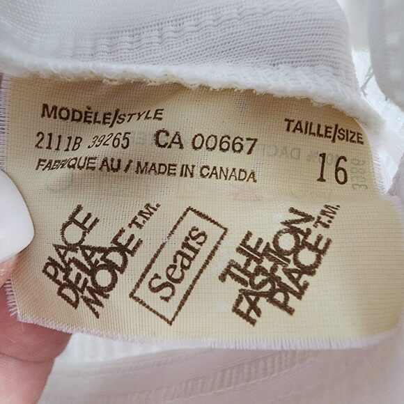 Vintage Sears White Trouser Pants Size S/M - Picture 7 of 8